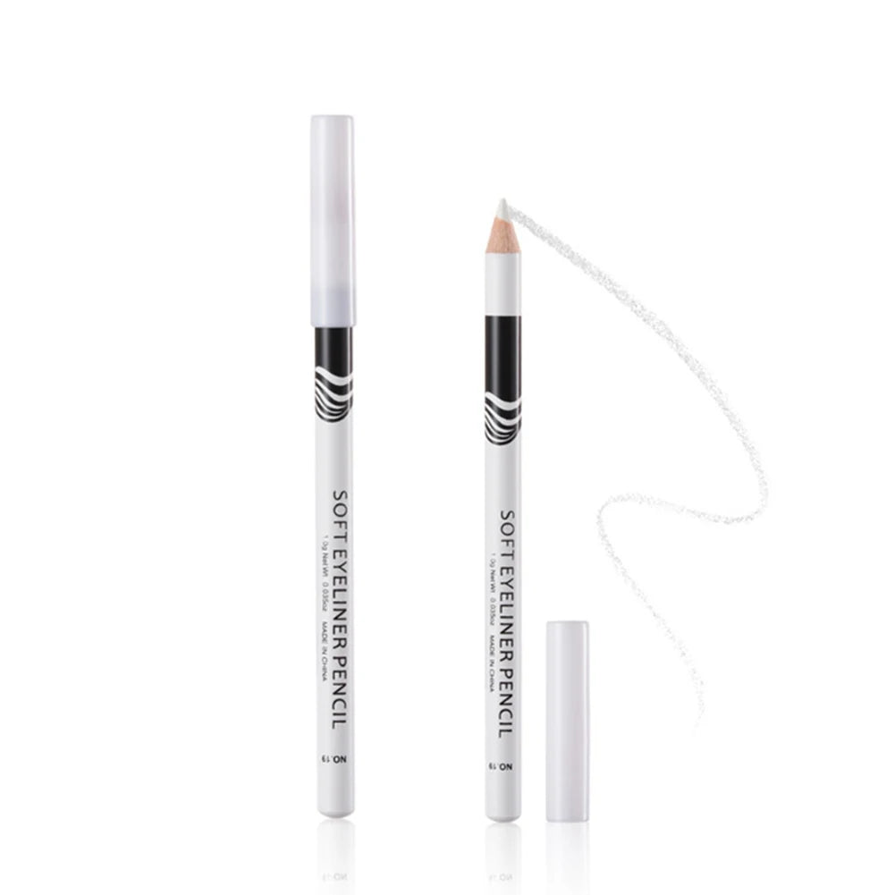 Waterproof White Eyeliner Pencil Quick-Dry Long-Lasting No Blooming Eye Liner Pen Professional Woman Makeup Beauty Cosmetic Tool