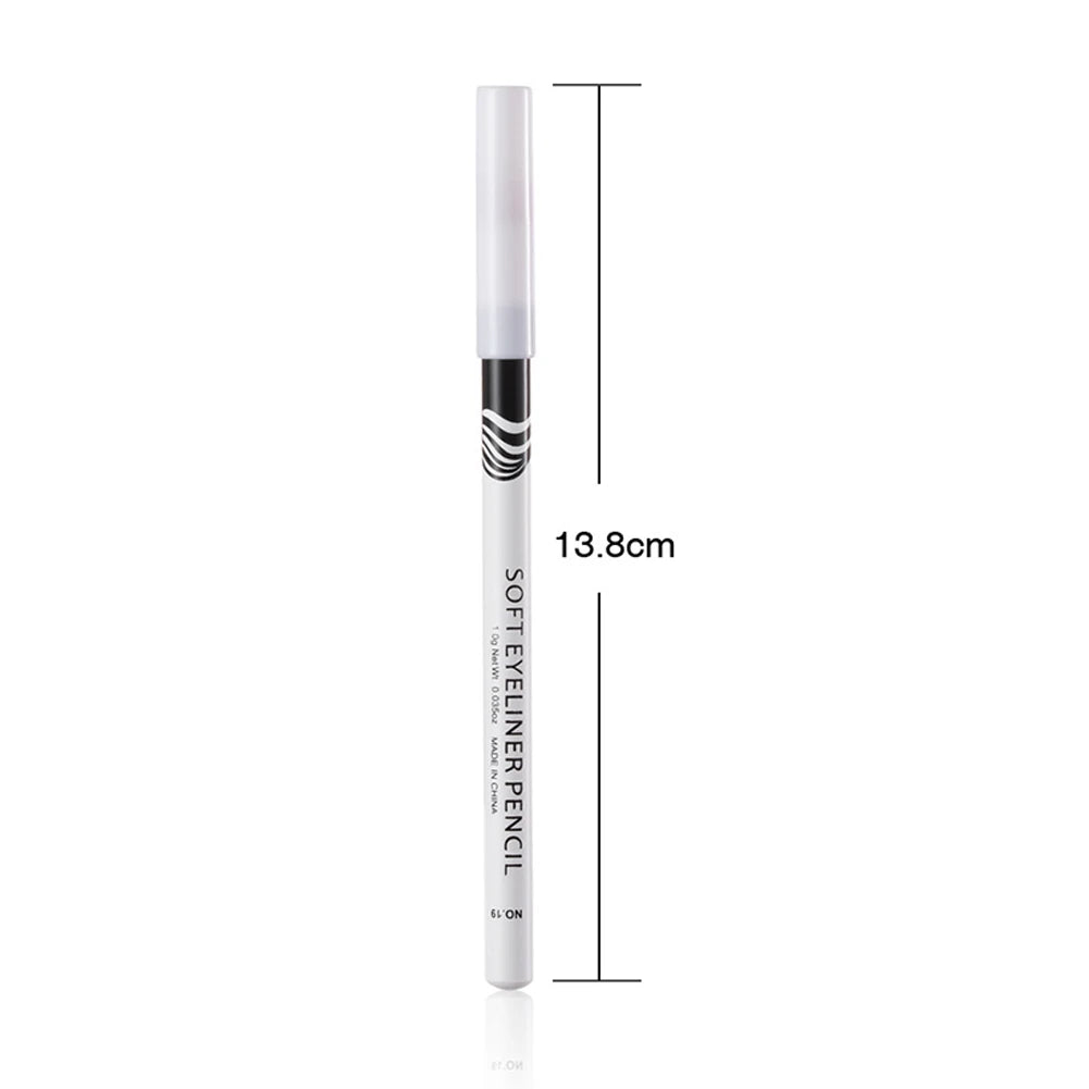 Waterproof White Eyeliner Pencil Quick-Dry Long-Lasting No Blooming Eye Liner Pen Professional Woman Makeup Beauty Cosmetic Tool