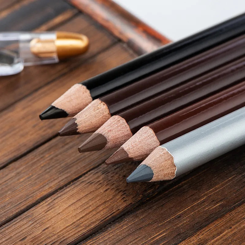 Eyebrow Pencil Waterproof Eye Brow Eyeliner Eyebrow Pen Brown/Black With Sharpener Eye Makeup Beauty Cosmetic Tool