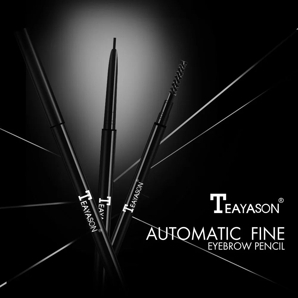 Dual ended automatic eyebrow pencil waterproof long lasting 1.5mm super slim head Microblading eyebrow tatto pen