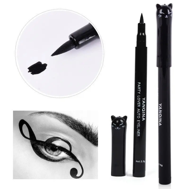 Hot Sale Makeup Black Liquid Eyeliner Waterproof Make Up Beauty Cosmestics Eye Liner Pencil Pen 8862#