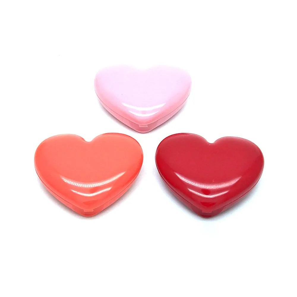 Love Heart Shape Empty Eyeshadow Case Rouge Lipstick Box Pigment Palette Refillable Foundation Makeup Dispenser New - Urbanew