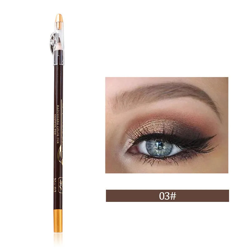 Eyebrow Pencil Waterproof Eye Brow Eyeliner Eyebrow Pen Brown/Black With Sharpener Eye Makeup Beauty Cosmetic Tool