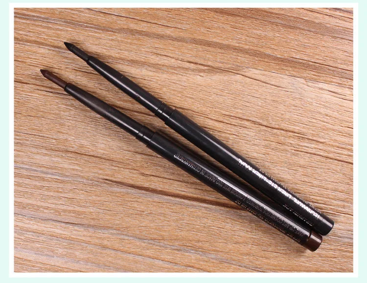 1Pcs Waterproof Black Brown Smooth Eyeliner Pencil Permanent Makeup Eyleliner Pen Long Lasting Automatic Eyes Makeup Tools