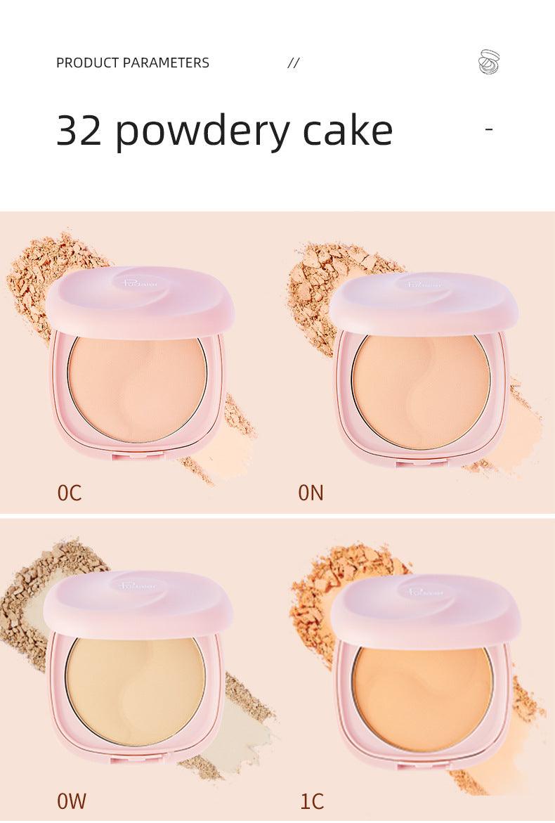 Pudaier Makeup Foundation Fixing Foundation Pressed Powder Loose Powder Make up Waterproof Natural Concealer Oil Control Powder - Urbanew