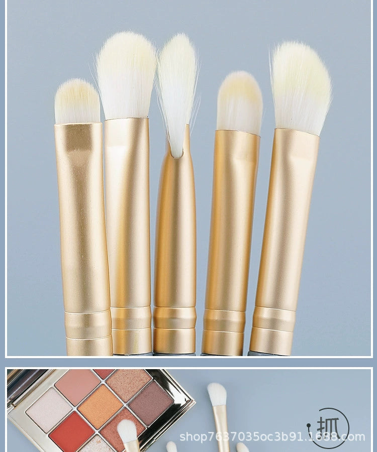 Beginner Portable Short Super Soft Makeup Brush Suit