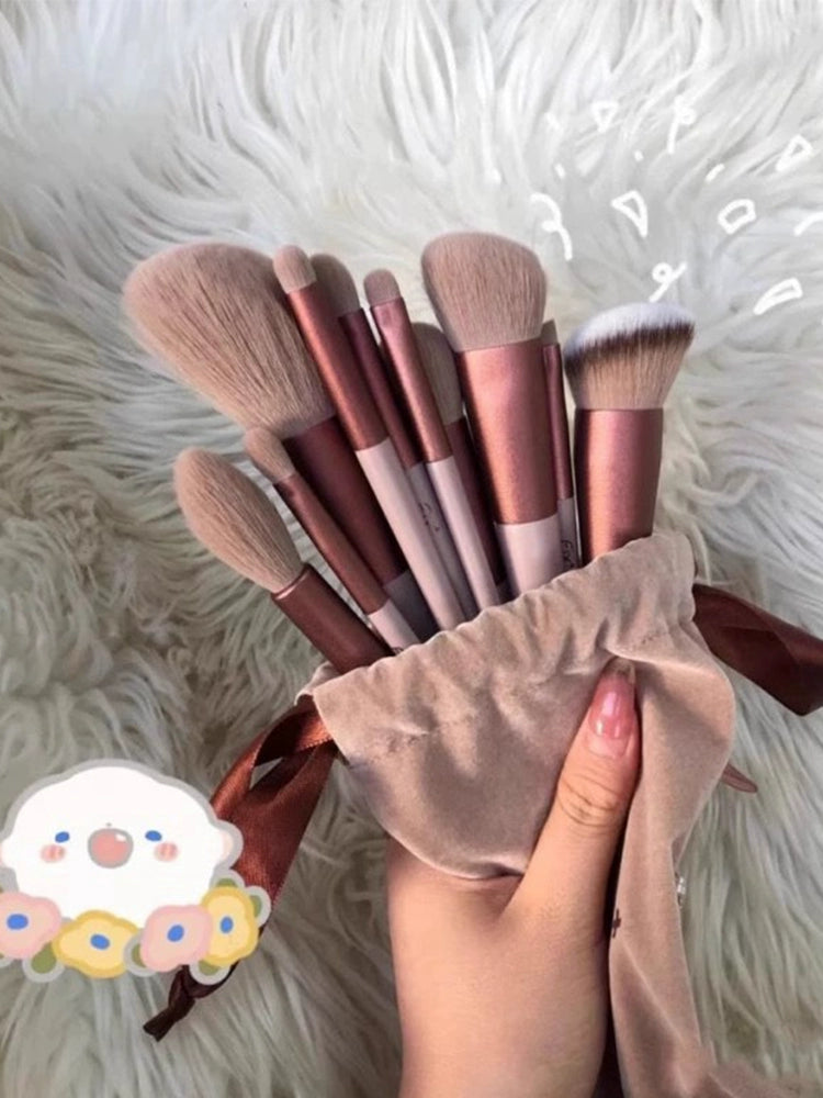 13 Blush Highlight Concealer Soft Hair Makeup Brushes Suit