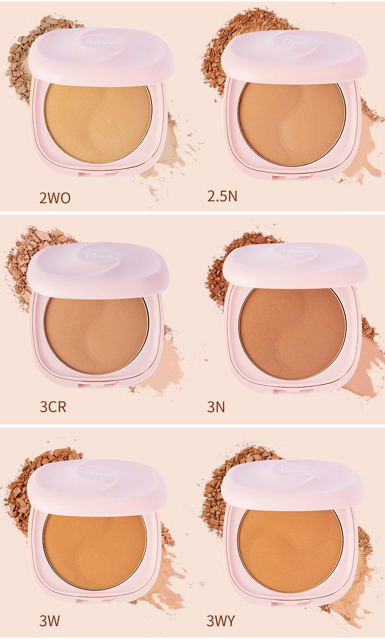 Pudaier Makeup Foundation Fixing Foundation Pressed Powder Loose Powder Make up Waterproof Natural Concealer Oil Control Powder - Urbanew