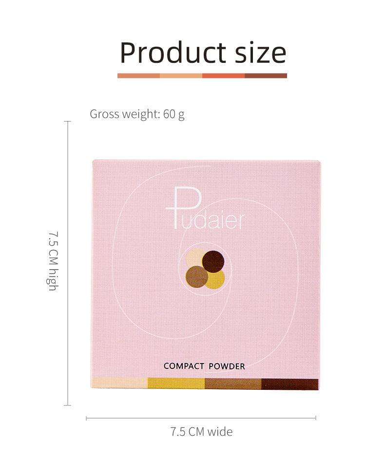 Pudaier Makeup Foundation Fixing Foundation Pressed Powder Loose Powder Make up Waterproof Natural Concealer Oil Control Powder - Urbanew