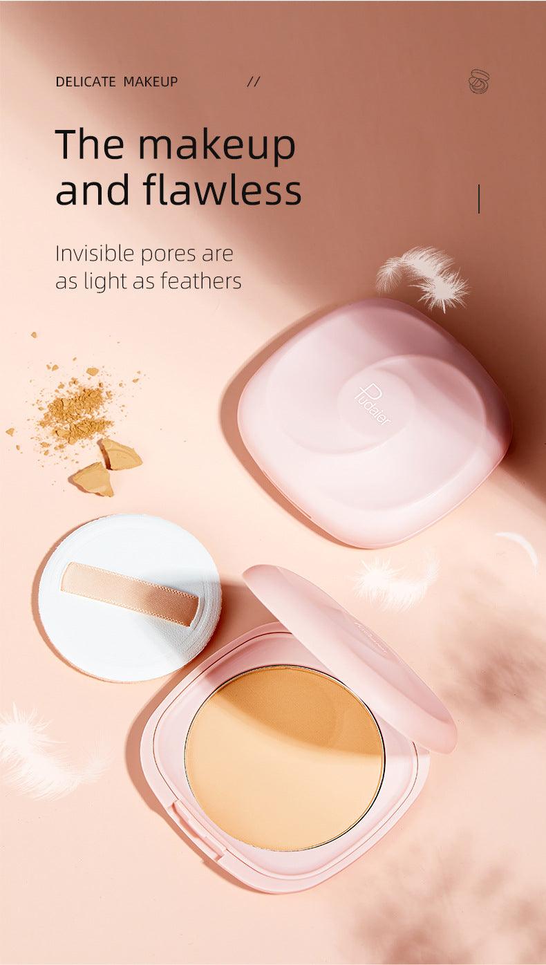 Pudaier Makeup Foundation Fixing Foundation Pressed Powder Loose Powder Make up Waterproof Natural Concealer Oil Control Powder - Urbanew