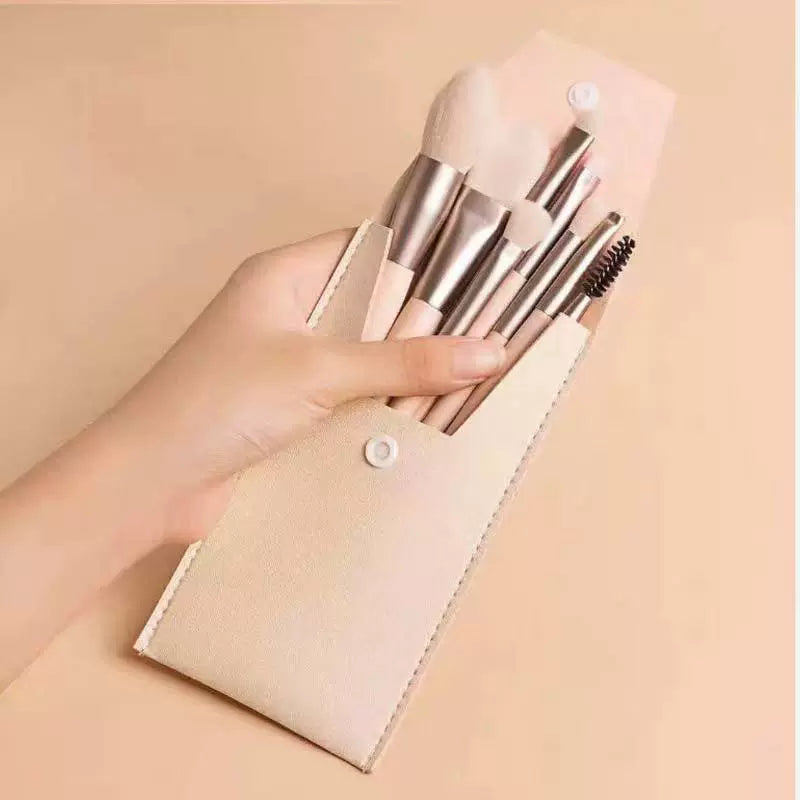 Beginner Portable Short Super Soft Makeup Brush Suit