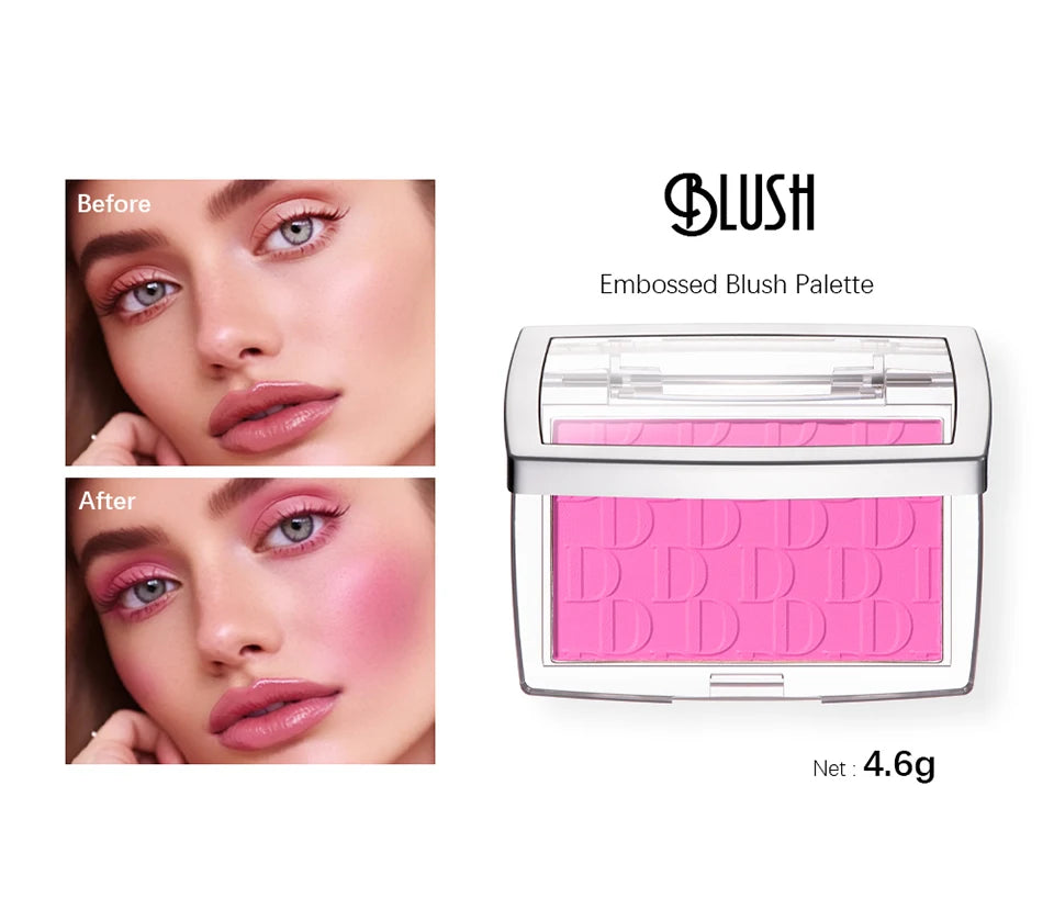 Blush Matte em Relevo: Toque de Cor Natural e Acabamento Impecável