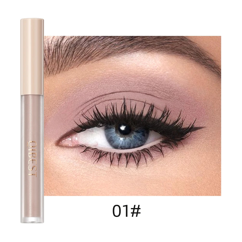 QiBest Matte Liquid Eyeshadow - Waterproof, Long-Lasting Pigment (8 Shades)