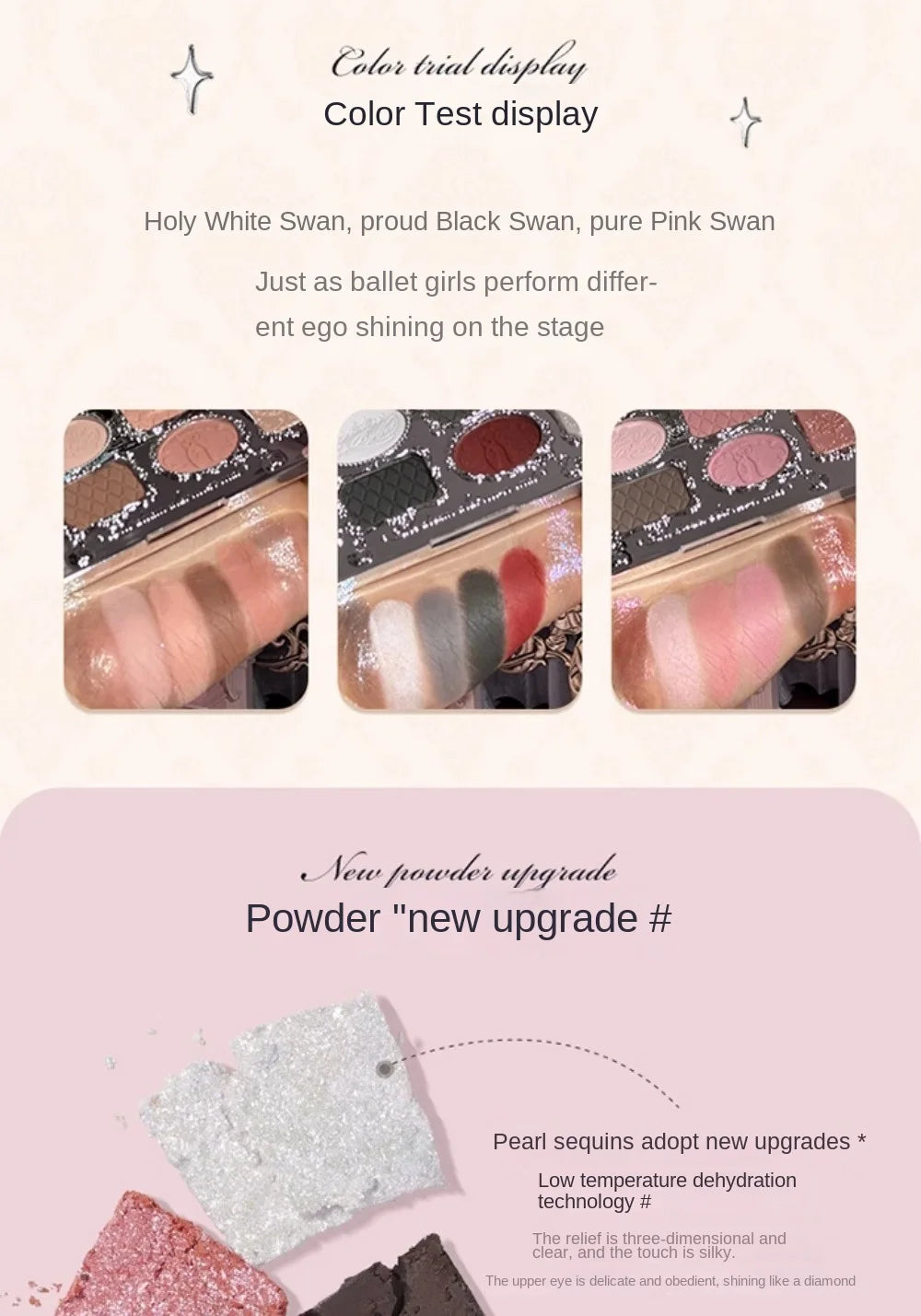 Paleta de Sombras Flower Knows Swan Ballet: Um Espetáculo de Cores para Seus Olhos