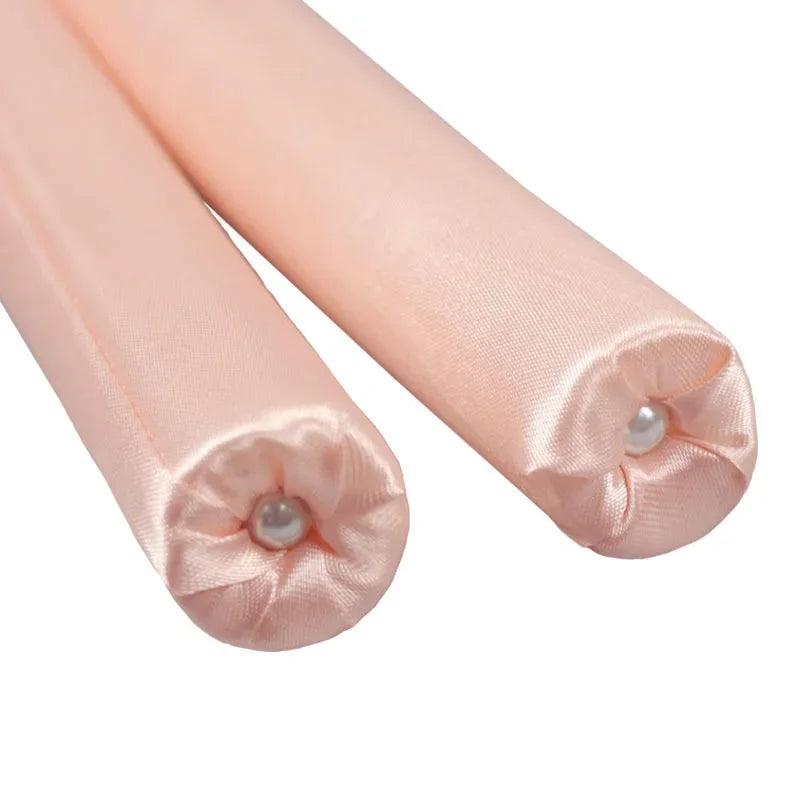 Hair Products Heatless Curling Rod Headband No Heat Silk Curls Ribbon Hair Rollers Sleeping Soft Headband Lazy Hair Accessoire - Urbanew