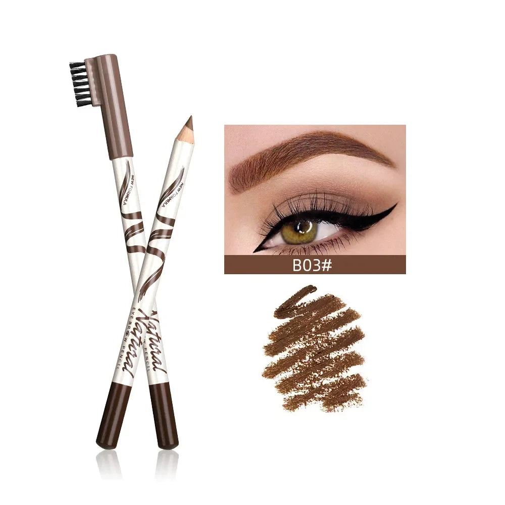 1pcs Waterproof Cosmetic Eye Brow Pencil Five Color Natural Eyebrows Color Mixing Lasting Durable Ecological Eyebrow Pencils