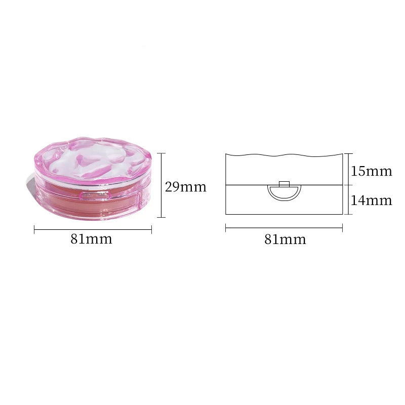 12g/15g Empty Air Cushion Puff Box Portable Cosmetic Makeup Case Container With Powder Sponge Mirror For BB Cream Foundation