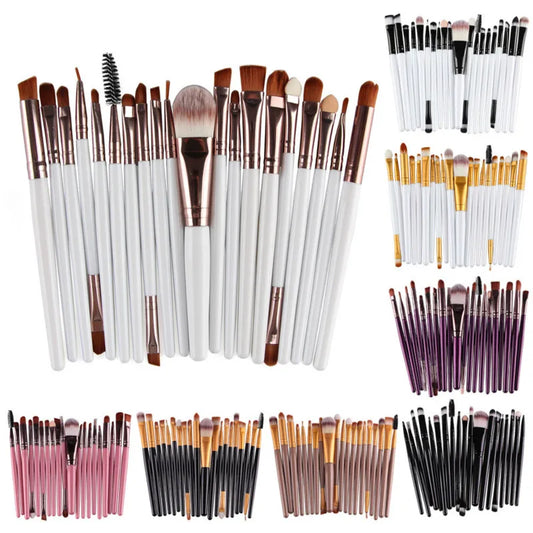 Professional Makeup Brush Set - Soft Synthetic Bristles & Flawless Application - 20-Pieces