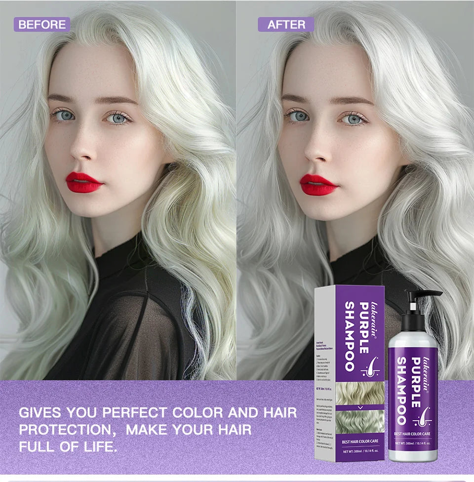 Blonde Revive Purple Shampoo - Neutralizes Brass & Enhances Shine (300ml)