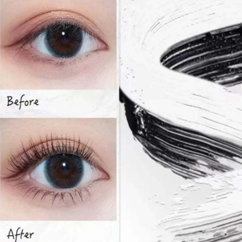 3D Fiber Mascara Long Black Waterproof Black Mascara Volume Curling Eyelash Extension Makeup Cosmetic Mascara Liquid - Urbanew