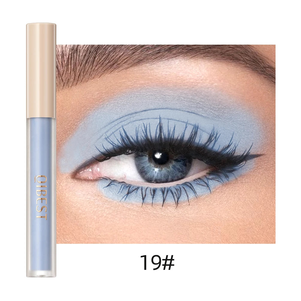 QiBest Matte Liquid Eyeshadow - Waterproof, Long-Lasting Pigment (8 Shades)