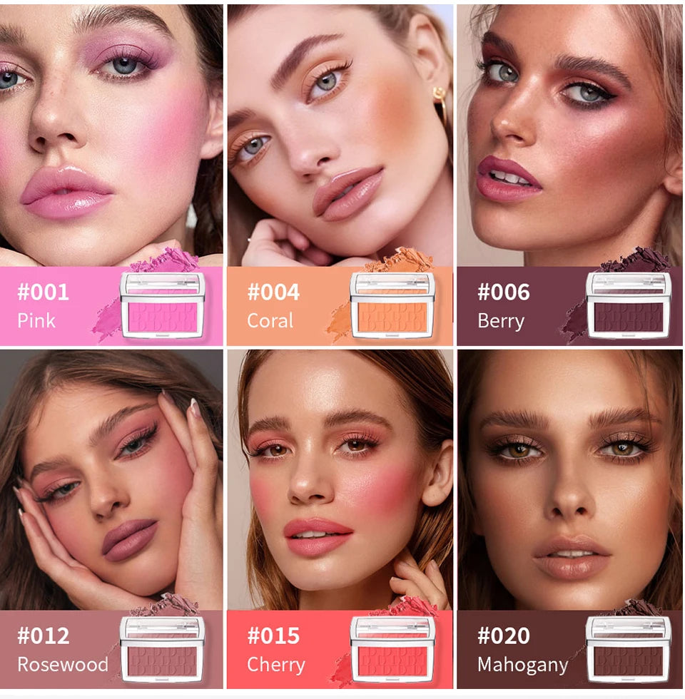 Blush Matte em Relevo: Toque de Cor Natural e Acabamento Impecável