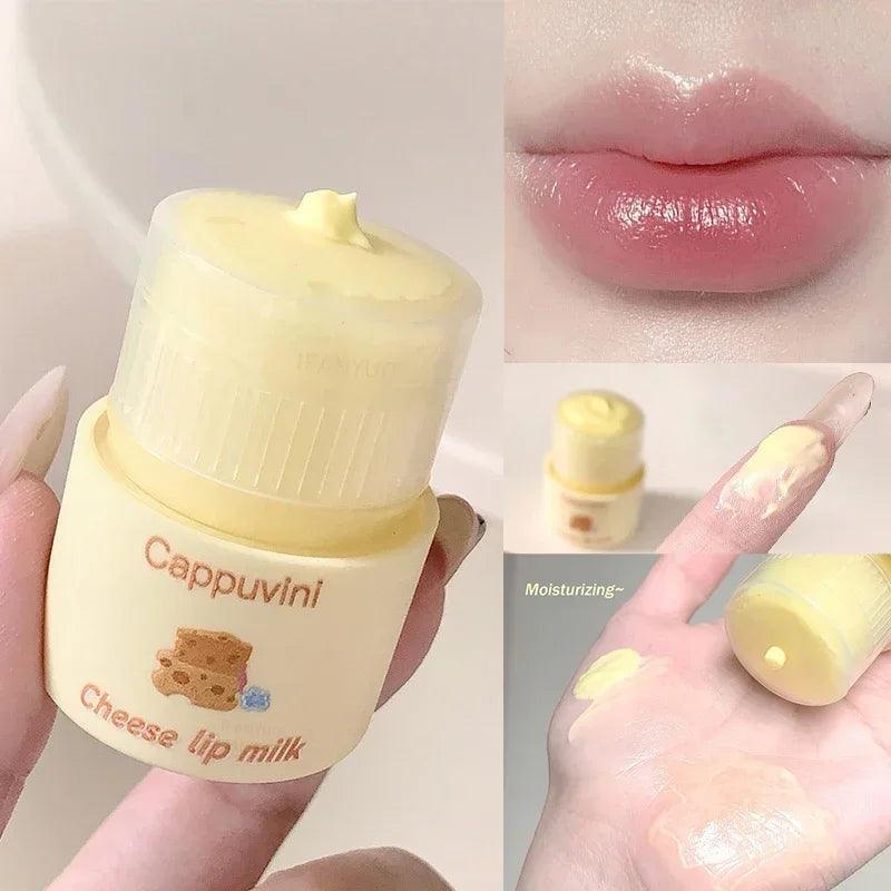 Moisturizing Lip Cream Rotatable Paste Repair Lip Lines Long-lasting Moisture Hydrating Makeup Base Lip Balm Care Treatment 12g - Urbanew