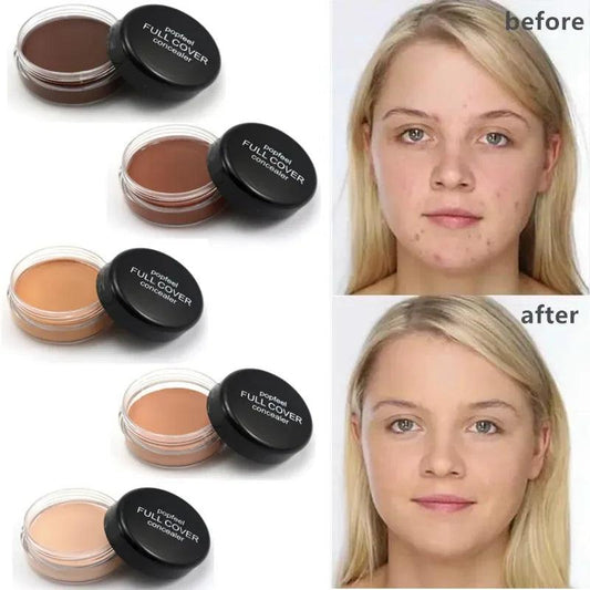 Hide Blemish Face Eye Lip Cream Concealer Makeup Foundation Professional Full Cover Contour Base Make Up Concealer Cream hot - Urbanew