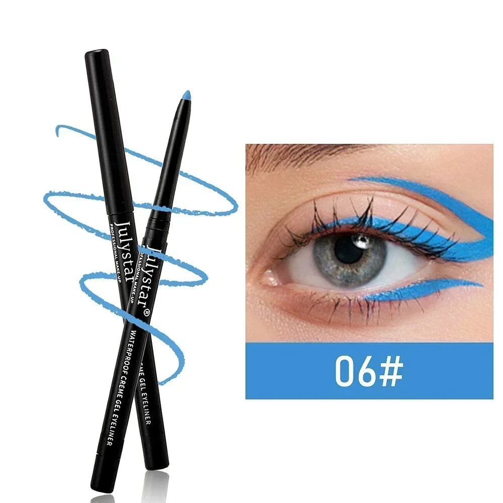 3Pcs Waterproof & Sweat-Proof Black Eyeliner Pencil Combined Lasting Smudge-Proof Bold Eye Makeup Easy Glide Formula for Perfe