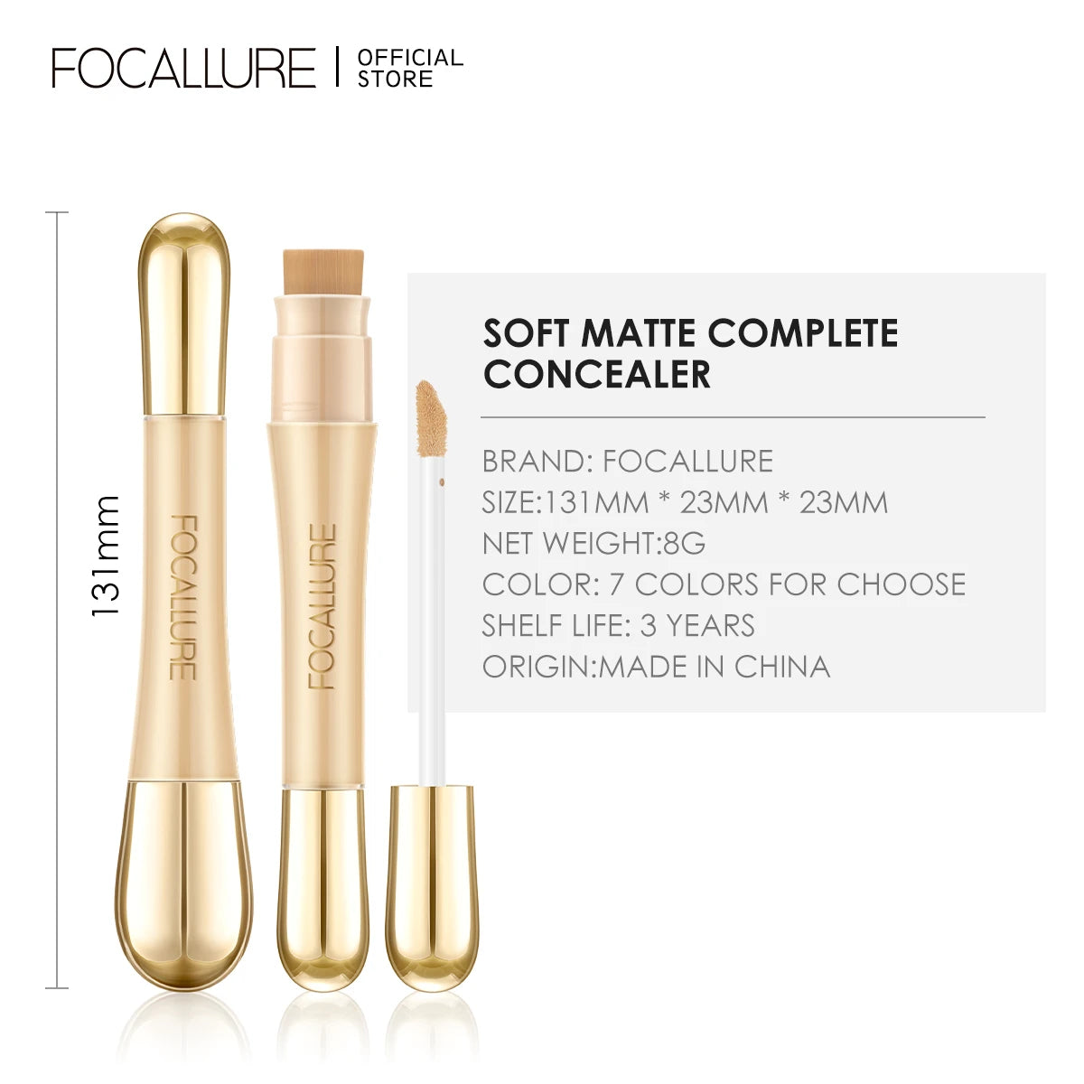 Corretivo Matte Flawless Focallure: Cobertura Impecável e Duradoura