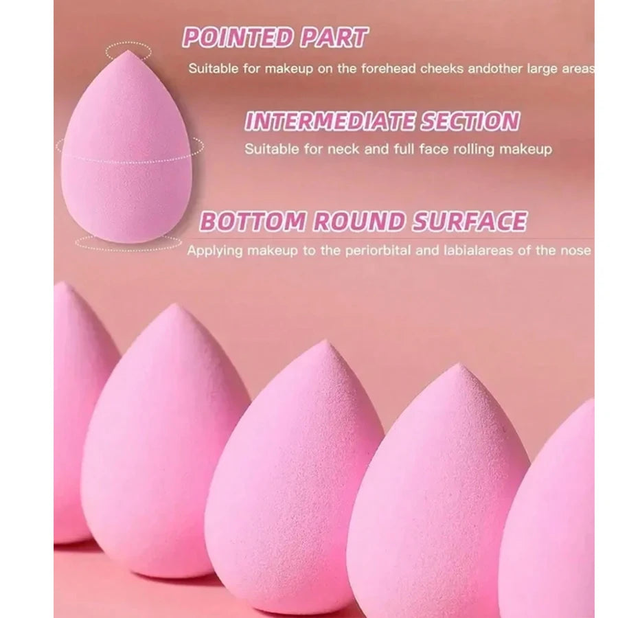 20PCS  Mini Finger Puff Beauty Cosmetic Foundation Cosmetic Sponge Makeup Blender Suitable For Cream & Powder Concealer