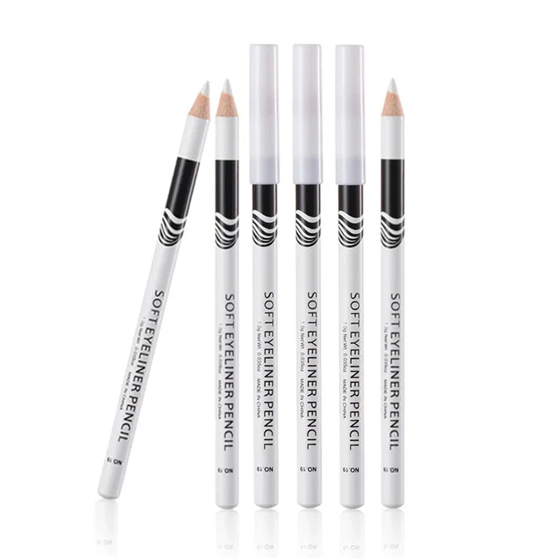 Waterproof White Eyeliner Pencil Quick-Dry Long-Lasting No Blooming Eye Liner Pen Professional Woman Makeup Beauty Cosmetic Tool