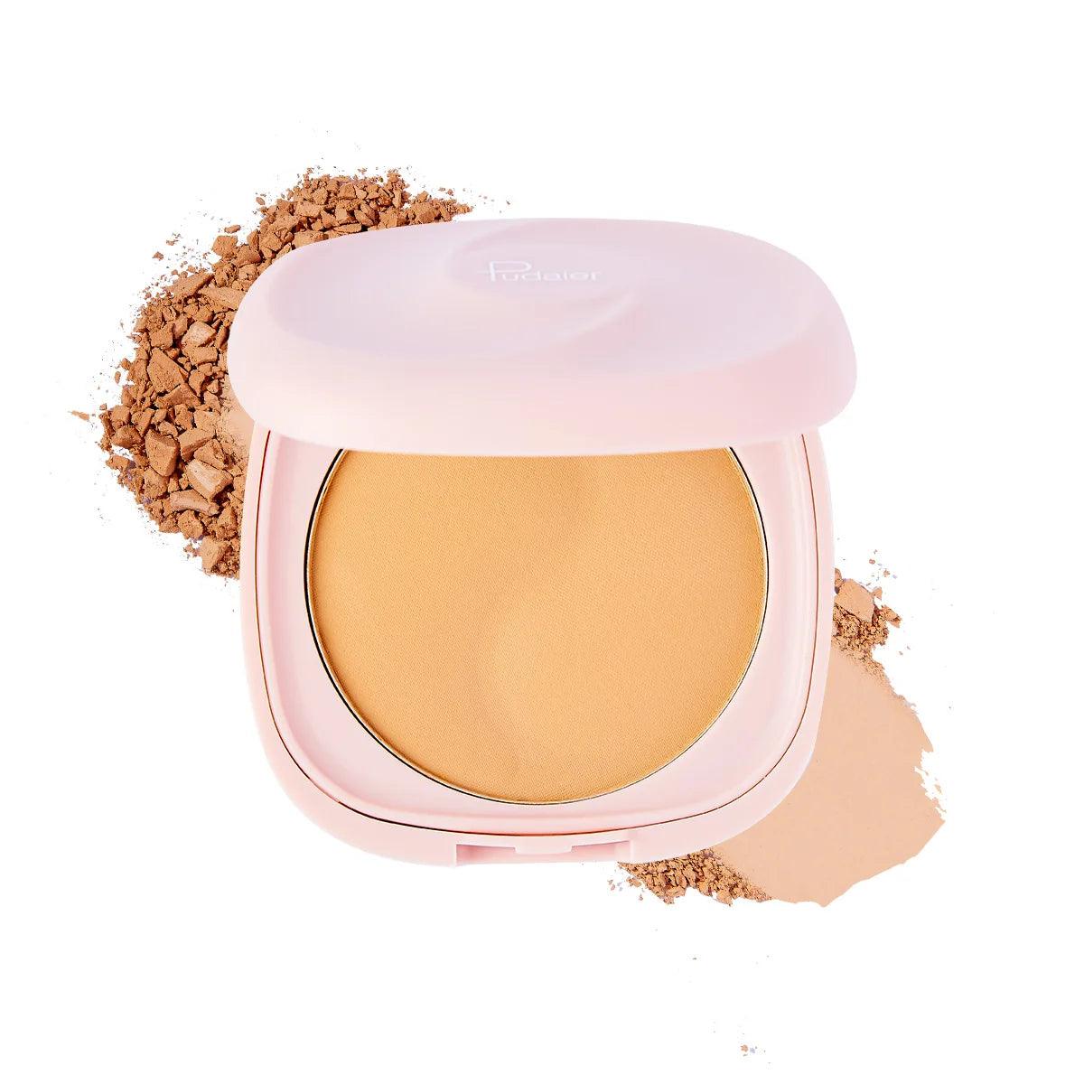 Pudaier Makeup Foundation Fixing Foundation Pressed Powder Loose Powder Make up Waterproof Natural Concealer Oil Control Powder - Urbanew