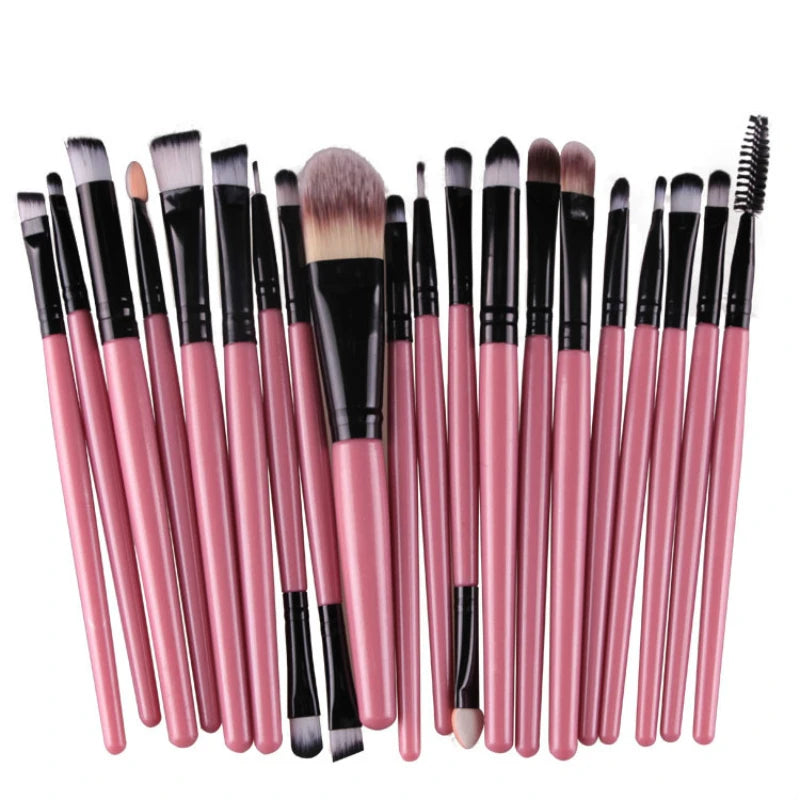 Professional Makeup Brush Set - Soft Synthetic Bristles & Flawless Application - 20-Pieces