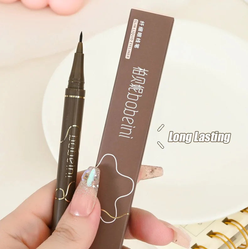 4 Colors Waterproof Eyeliner  0.05mm Long-lasting Eyeliner Pen Smooth Durable Slim Quick-drying Slender Eyelashes Eyeliner Pen