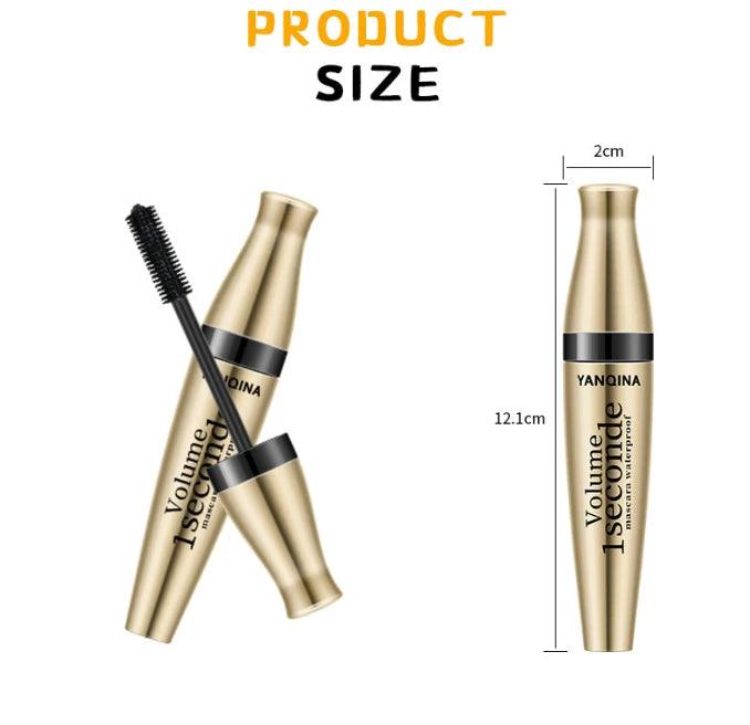 3D Fiber Mascara Long Black Waterproof Black Mascara Volume Curling Eyelash Extension Makeup Cosmetic Mascara Liquid - Urbanew