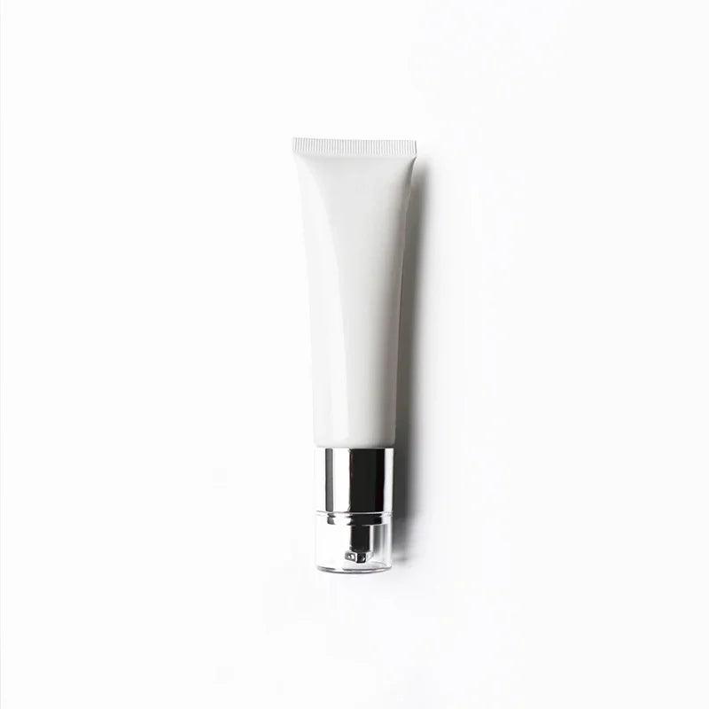 50ml Empty Airless Pump Bottle 50g Cosmetics Cream Squeeze Tube Makeup Foundation Packaging Container White Black Silver Gold - Urbanew