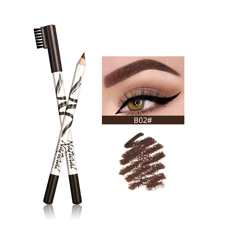 1pcs Waterproof Cosmetic Eye Brow Pencil Five Color Natural Eyebrows Color Mixing Lasting Durable Ecological Eyebrow Pencils