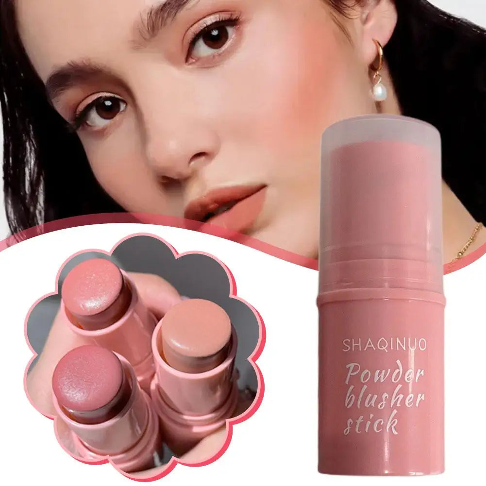 Blush 3 em 1: Beleza Multifuncional para Rosto e Lábios