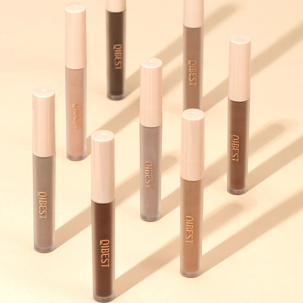 QiBest Matte Liquid Eyeshadow - Waterproof, Long-Lasting Pigment (8 Shades)