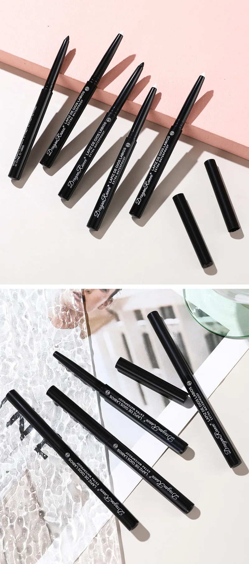 Matte/Pearlescent Eyeliner Gel Pencil Smooth Waterproof White Black Eye Liner Lying Silkworm Pen Cream Makeup for Eyes