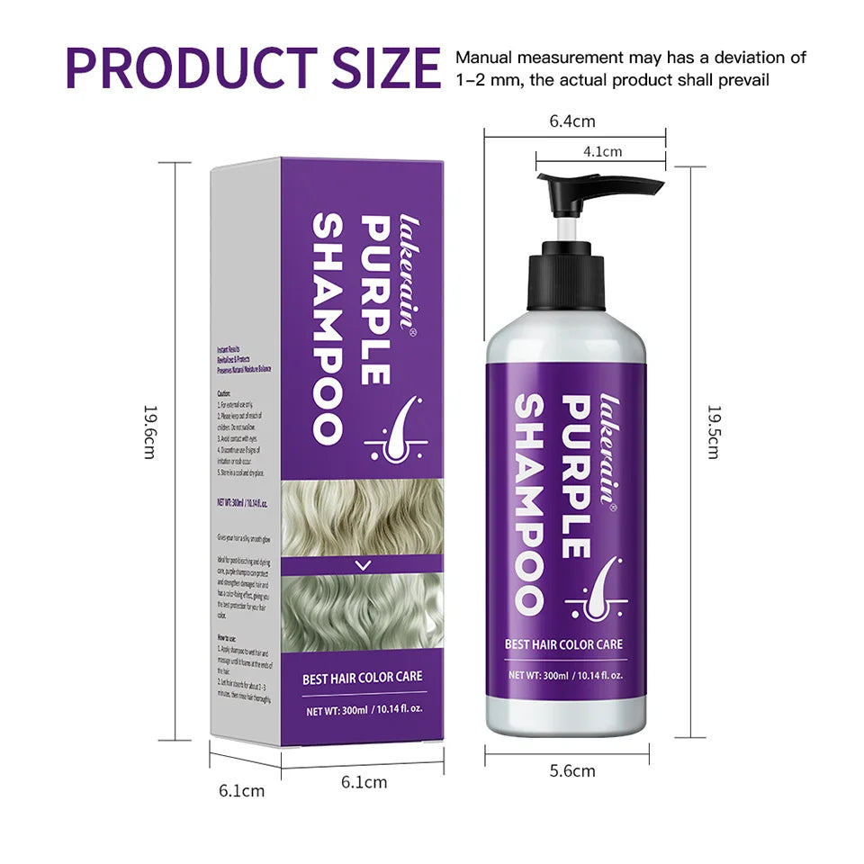 Blonde Revive Purple Shampoo - Neutralizes Brass & Enhances Shine (300ml)