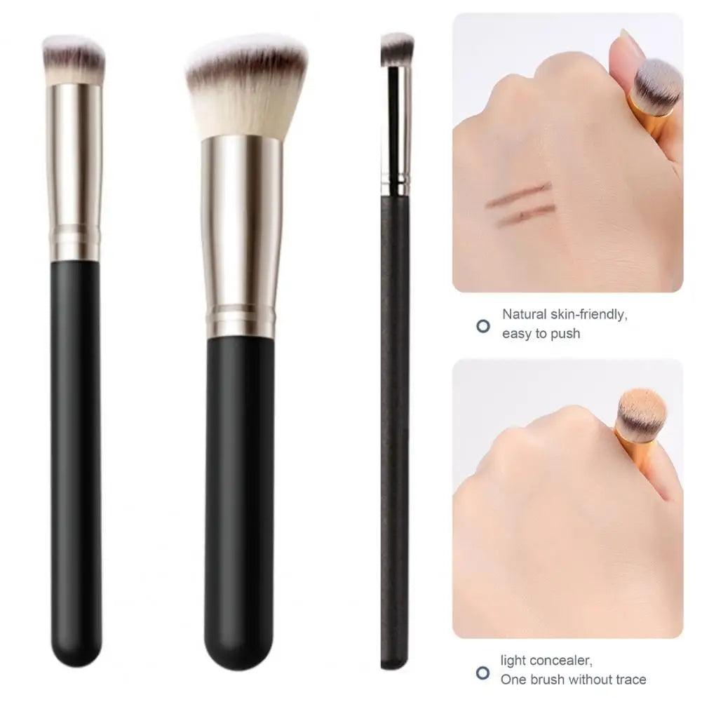 Powder Brush Multifunctional Blush Brush Densely Filled Facial Contouring Makeup Contour Blush Foundation Beauty Brush - Urbanew