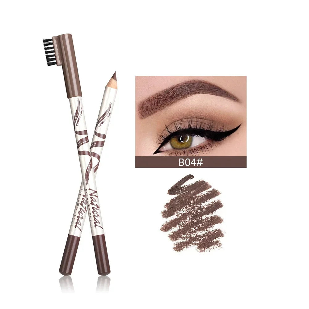 1pcs Waterproof Cosmetic Eye Brow Pencil Five Color Natural Eyebrows Color Mixing Lasting Durable Ecological Eyebrow Pencils