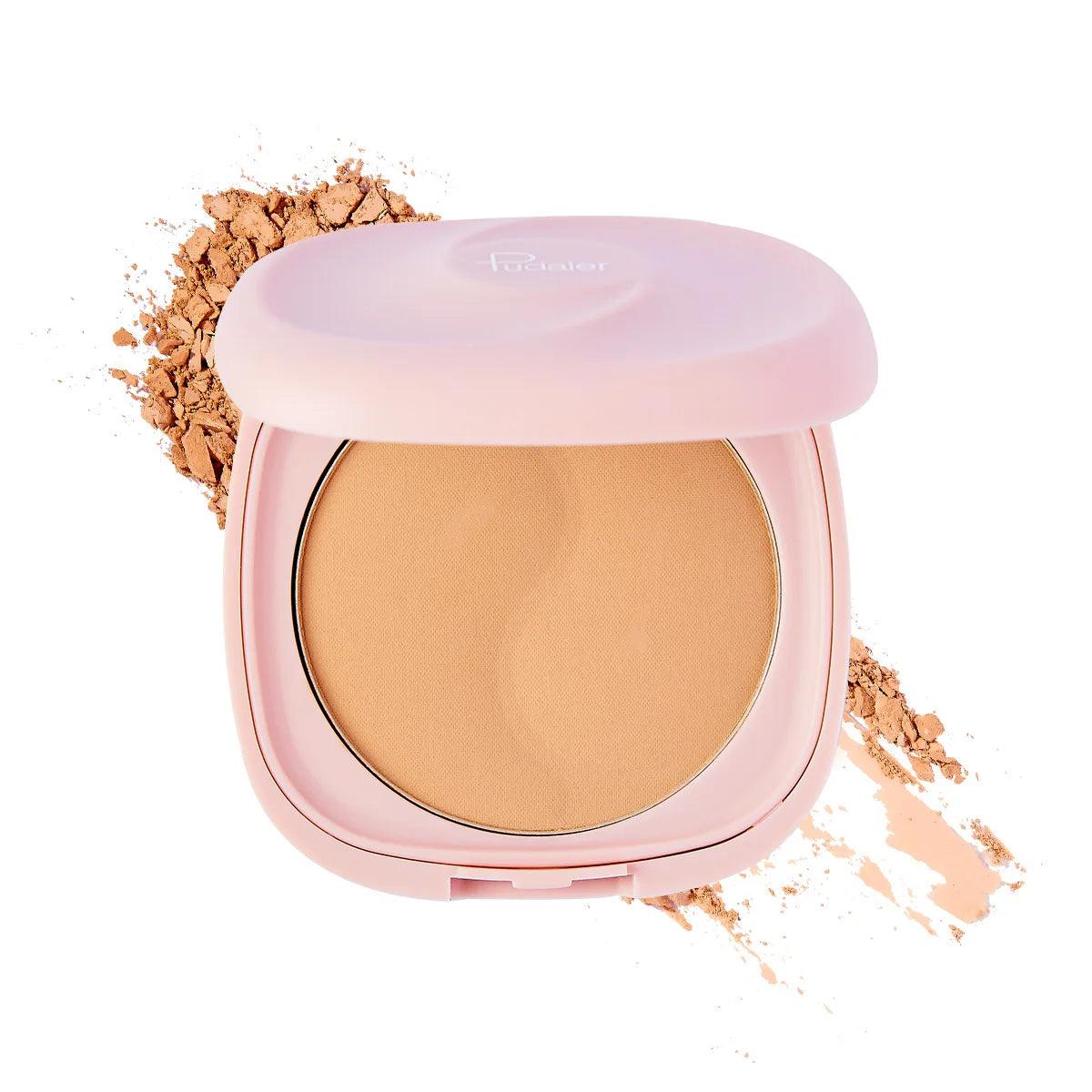 Pudaier Makeup Foundation Fixing Foundation Pressed Powder Loose Powder Make up Waterproof Natural Concealer Oil Control Powder - Urbanew