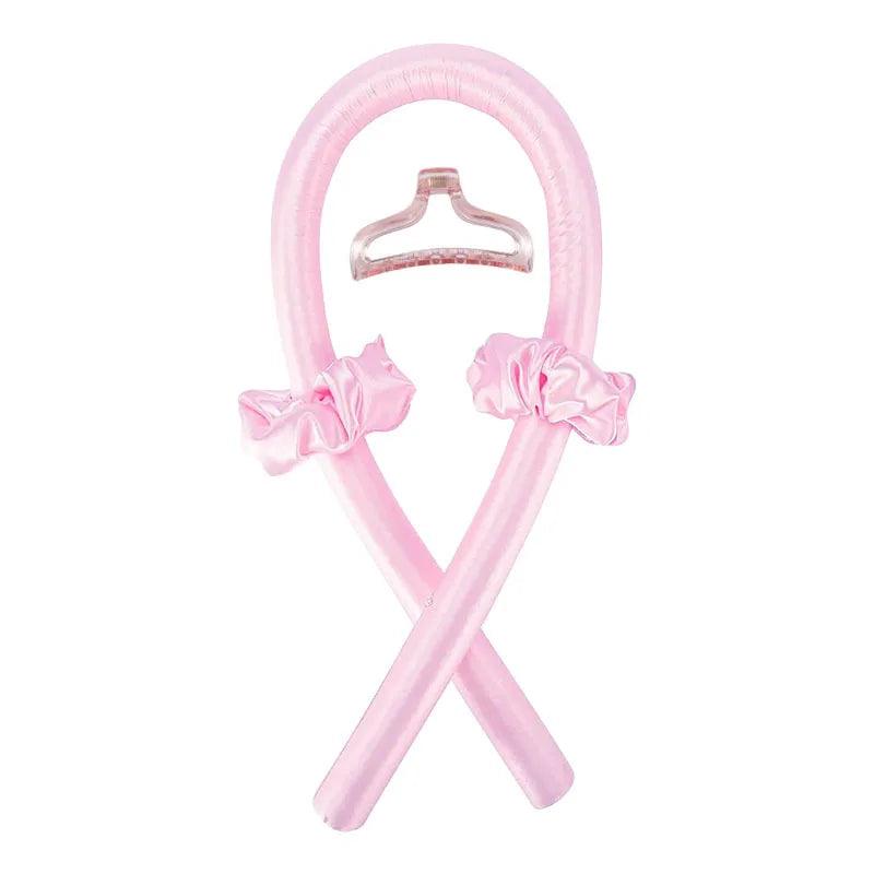 Hair Products Heatless Curling Rod Headband No Heat Silk Curls Ribbon Hair Rollers Sleeping Soft Headband Lazy Hair Accessoire - Urbanew