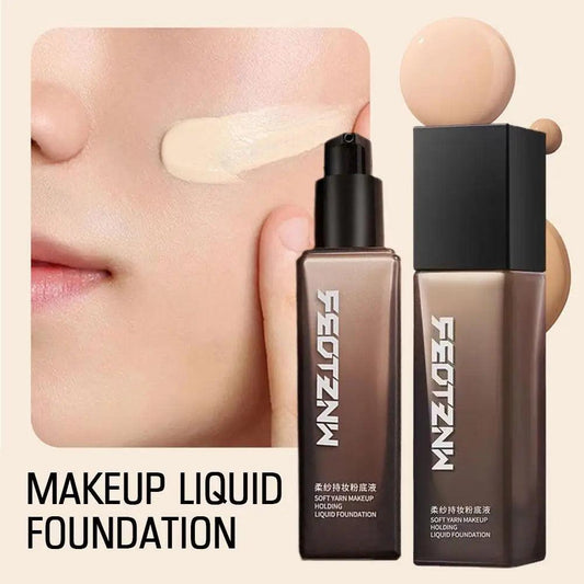 Feotznw Soft Yarn Makeup Foundation Liquid Skin Care Female Concealer Wrinkles Lasting Mask Foundation G3B3 - Urbanew