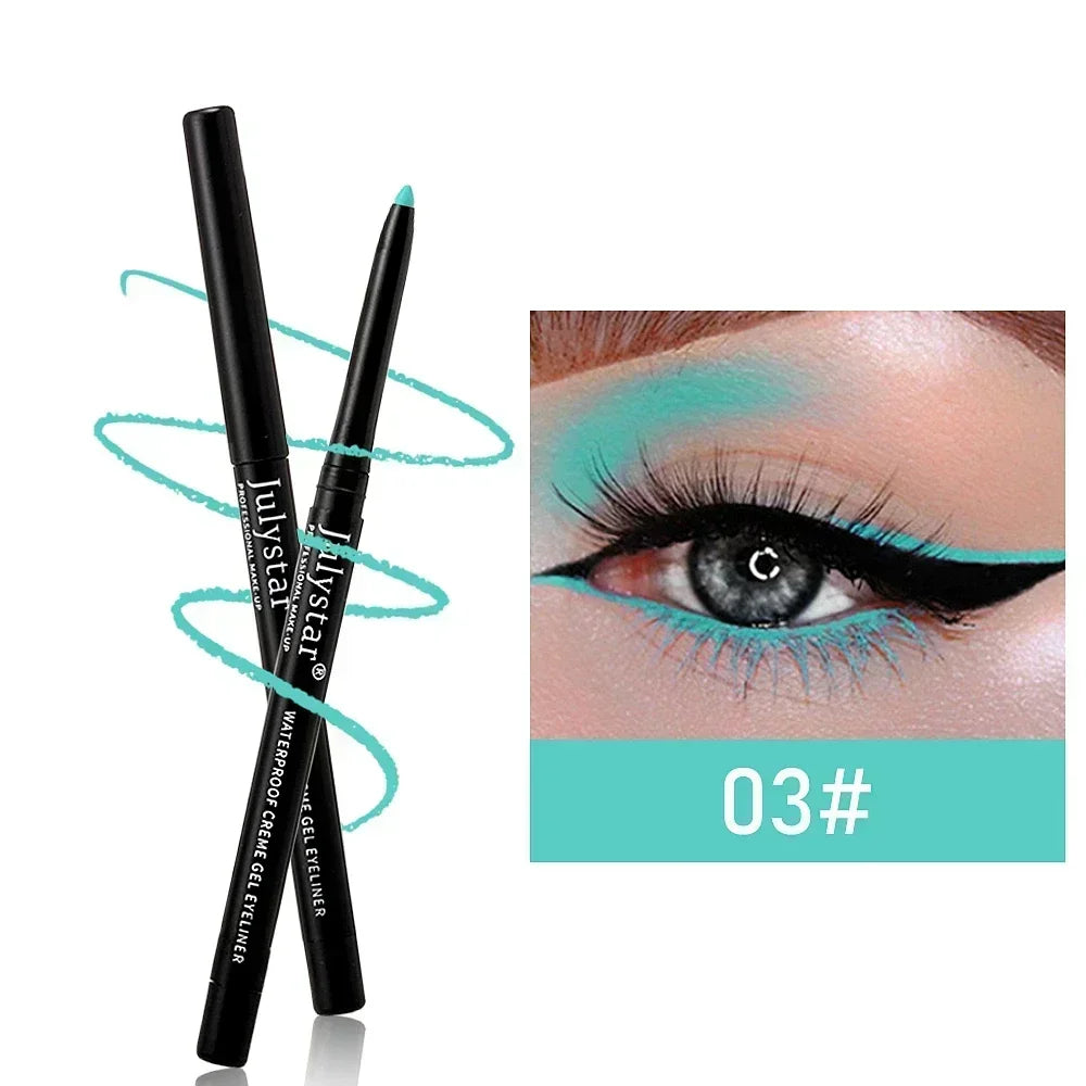 3Pcs Waterproof & Sweat-Proof Black Eyeliner Pencil Combined Lasting Smudge-Proof Bold Eye Makeup Easy Glide Formula for Perfe