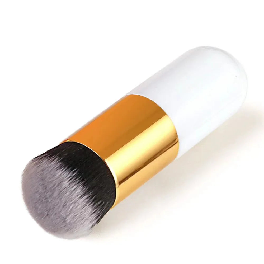 New 2023 Chubby Pier Foundation Brush Flat Cream Makeup Brushes Professional Cosmetic Make-up Brush