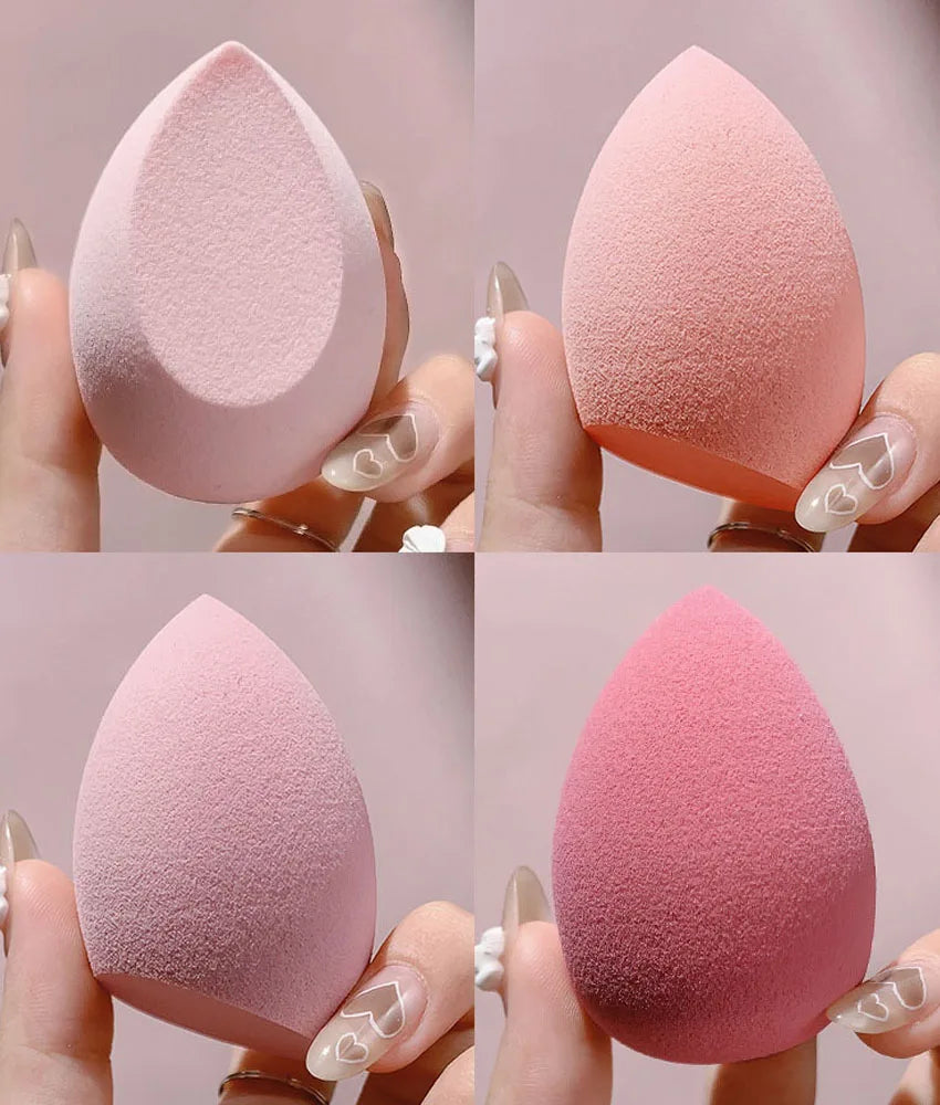 4pc/8pc Soft Makeup Sponge Dry Wet Dual Use Cosmetic Puff Foundation Concealer Highlight Blender Make Up Beauty Tool Accessories